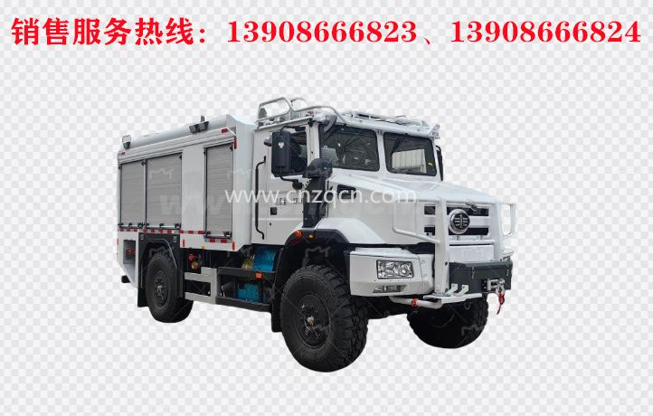 解放四驅越野大流量排水搶險車